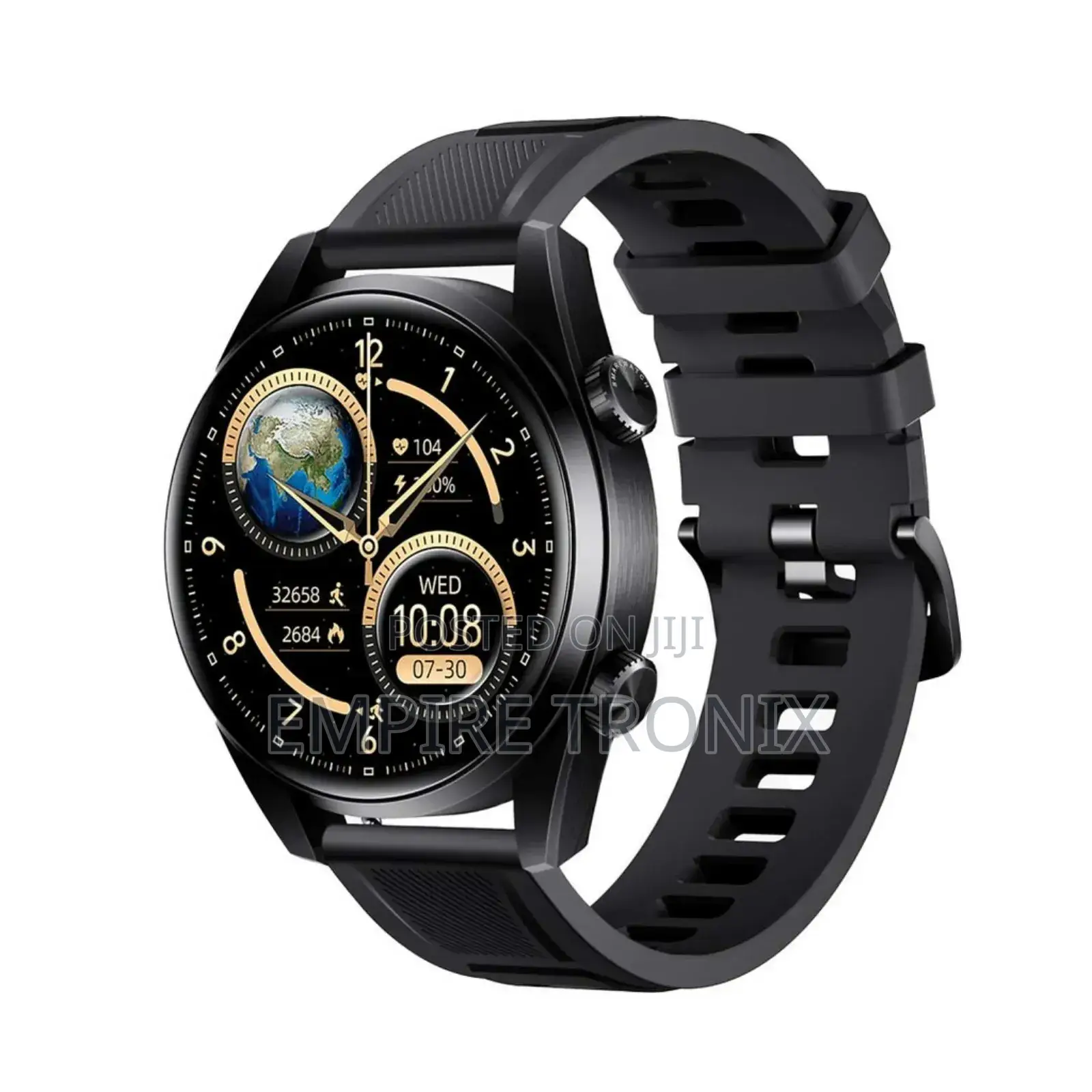 Porodo Nebula Smart Watch Black Dial