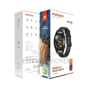 Porodo Nebula Smart Watch Black Dial