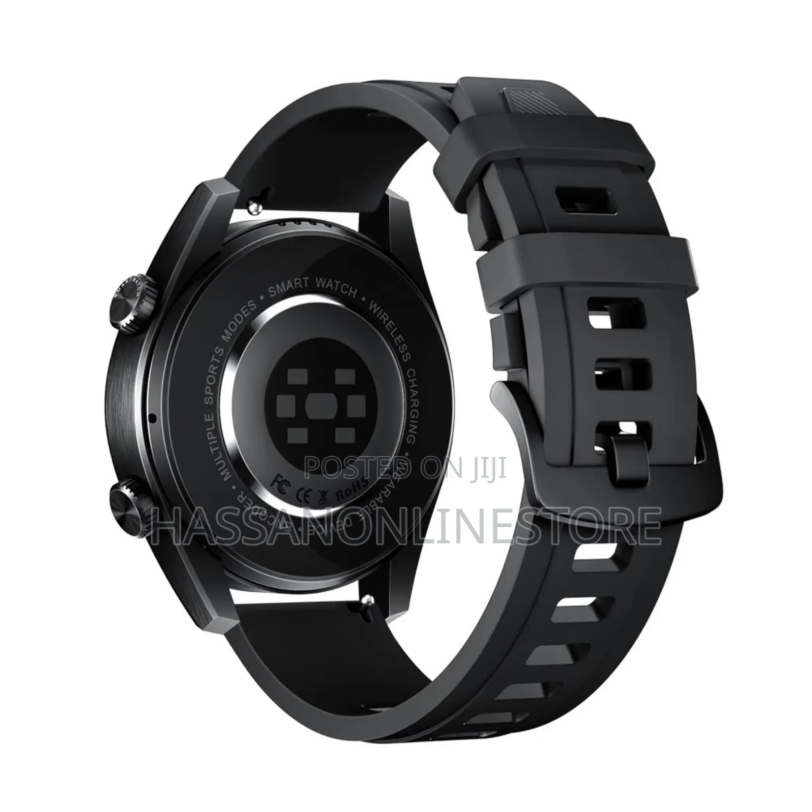 Porodo Nebula Smart Watch Black Dial With Black