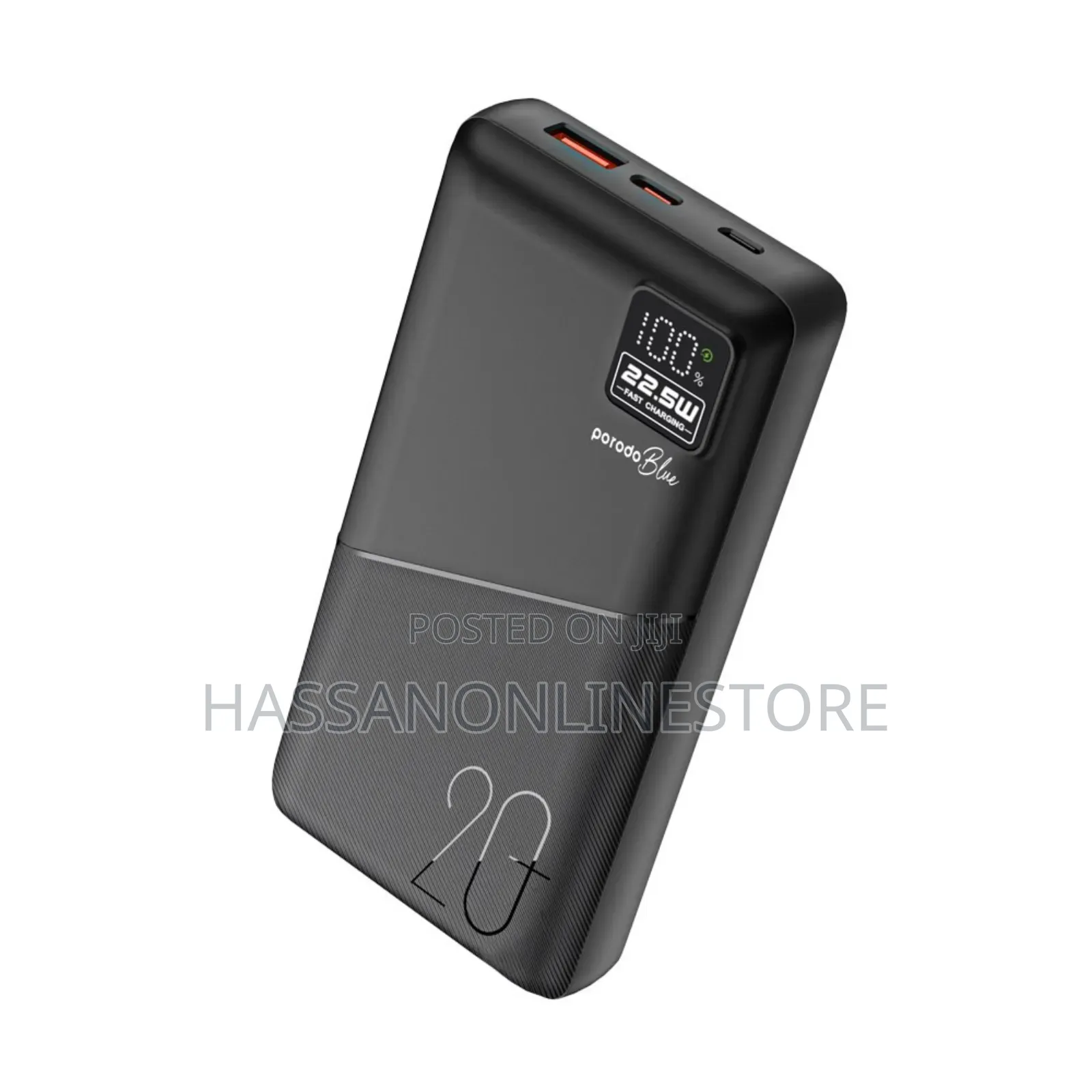 Porodo Blue 20000mah/22.5w Quick Charge Power Bank