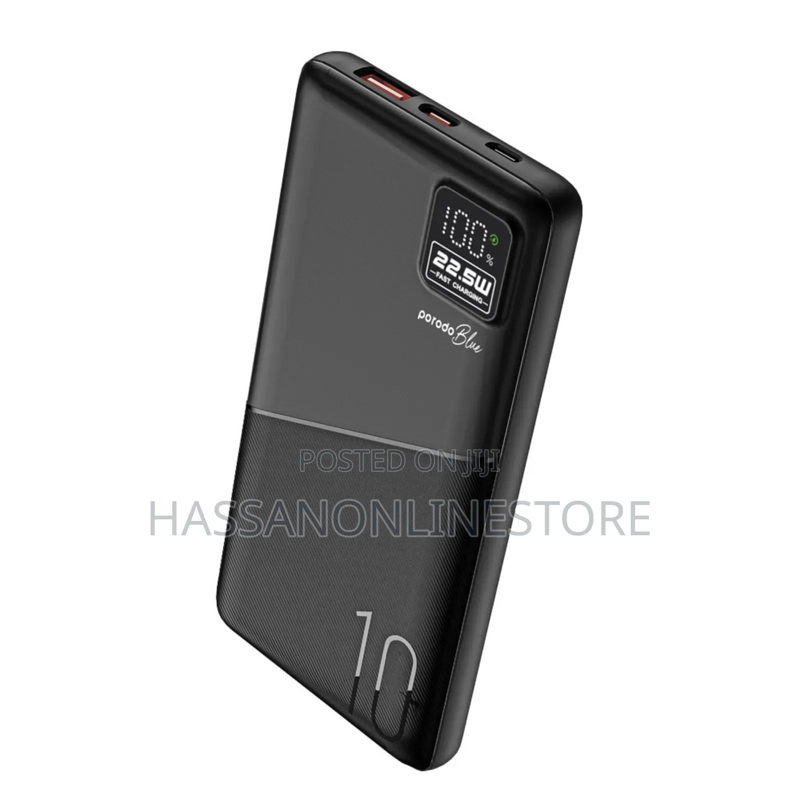 Porodo Blue 10000mah/22.5w Quick Charge Power Bank