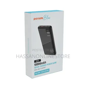 Porodo Blue 10000mah/22.5w Quick Charge Power Bank