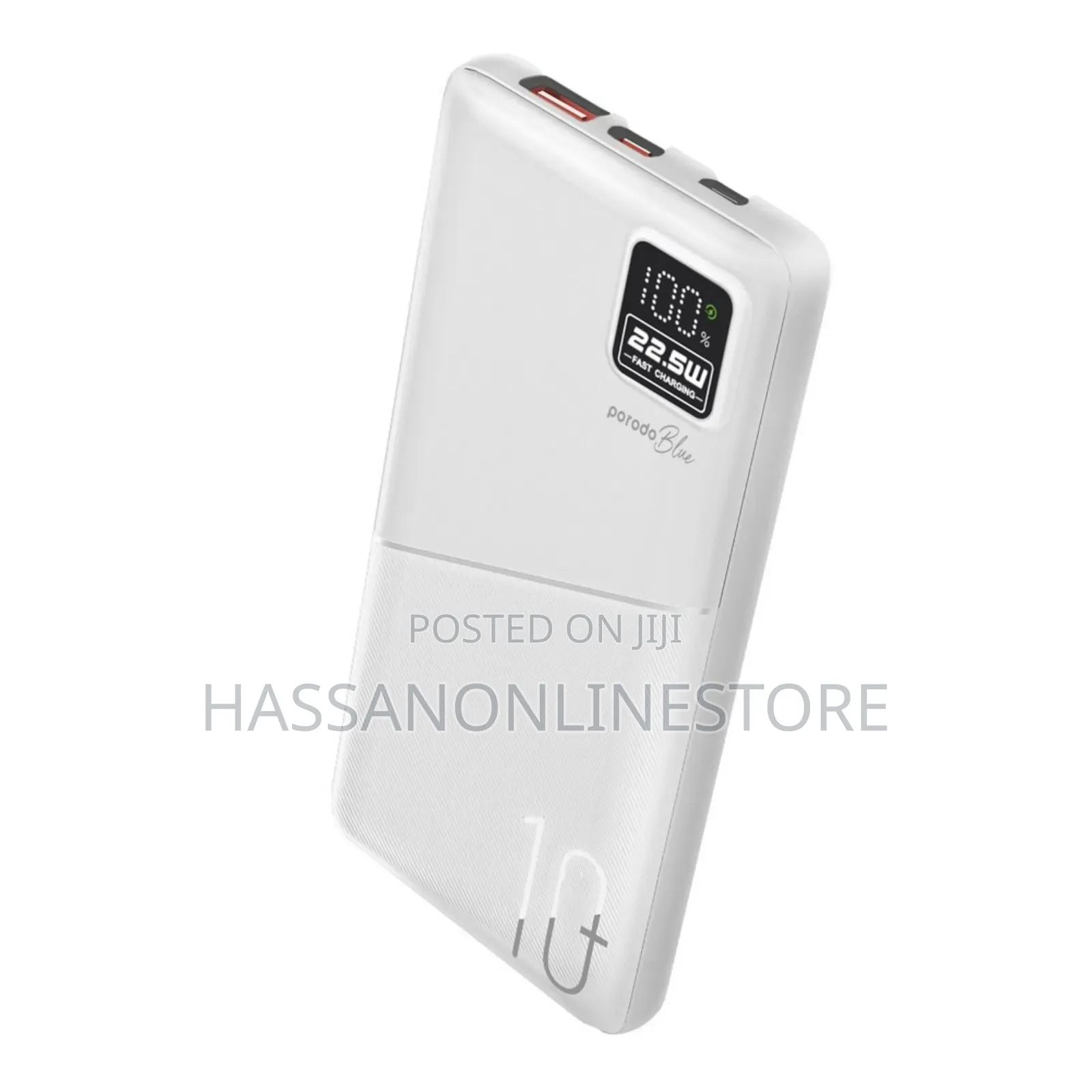 Porodo Blue 10000mah/22.5w Quick Charge Power Bank