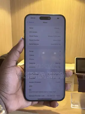 Apple iPhone 15 Pro Max 256 GB Black
