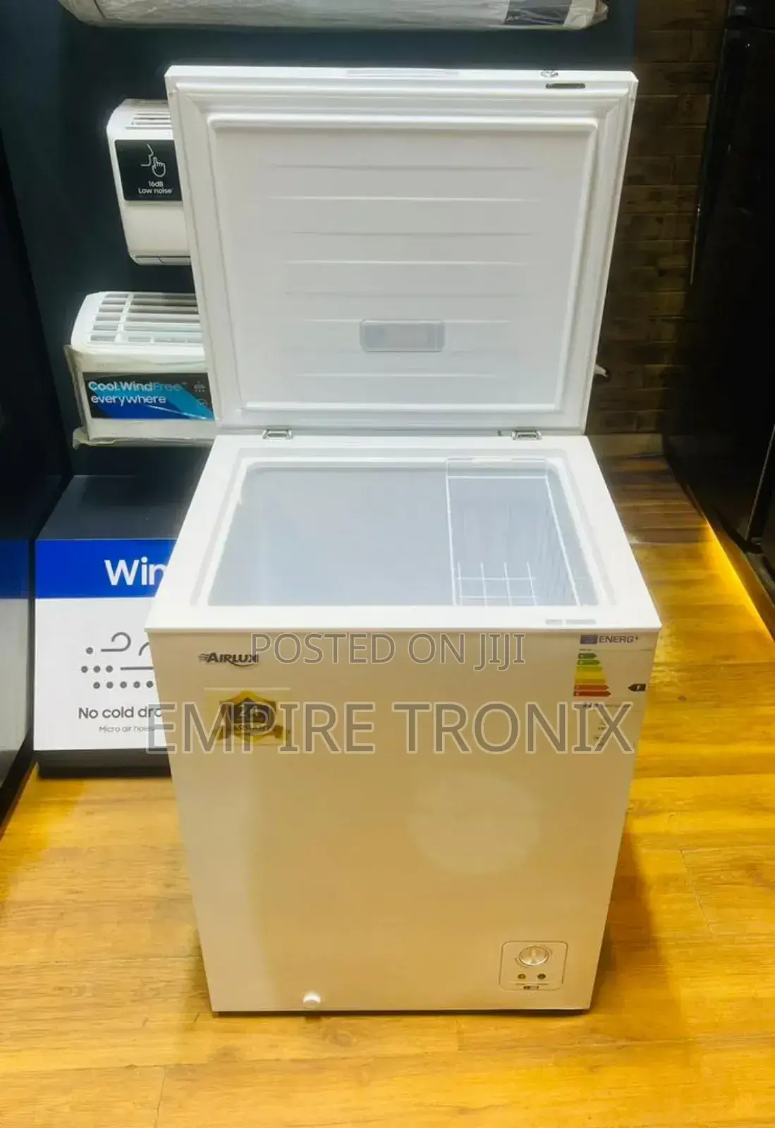 Airlux Chest Freezer 150L Energy Saver, Powerful Compressor