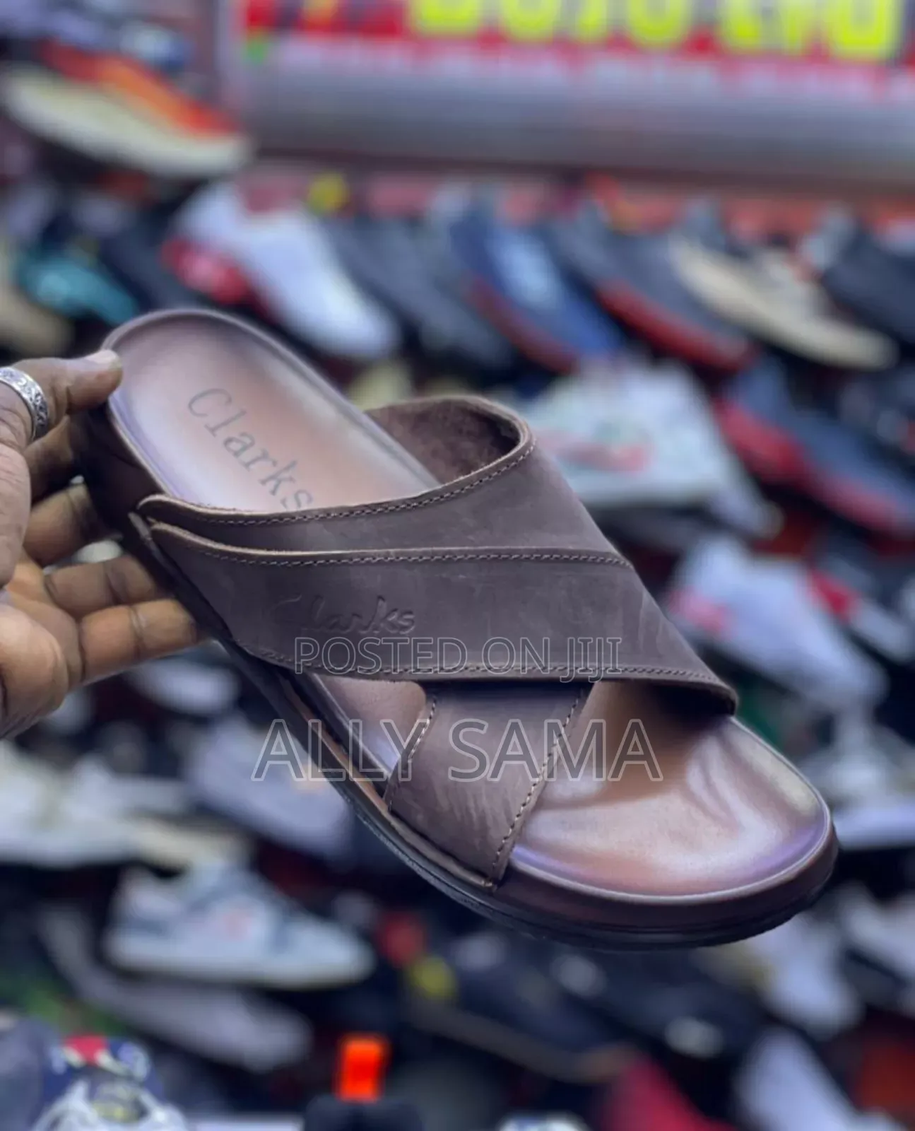 Mens Sandals Clarks Material Leather