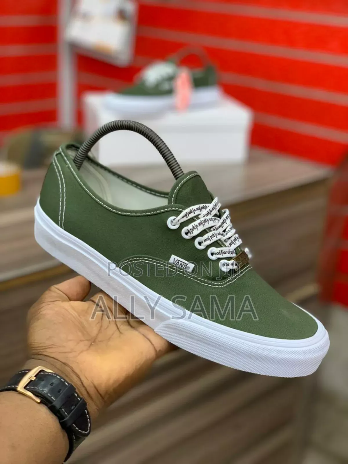 Mens Sneakers Vans Green