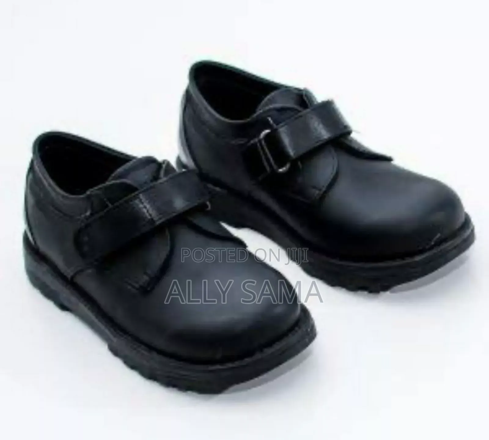 Boys School Shoes Boot Black Full Material Leather