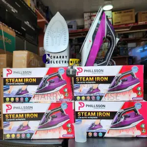 ORIGINAL PHILLSSON Steam Iron Ceramic Soleplate/Pasi Ya Maji