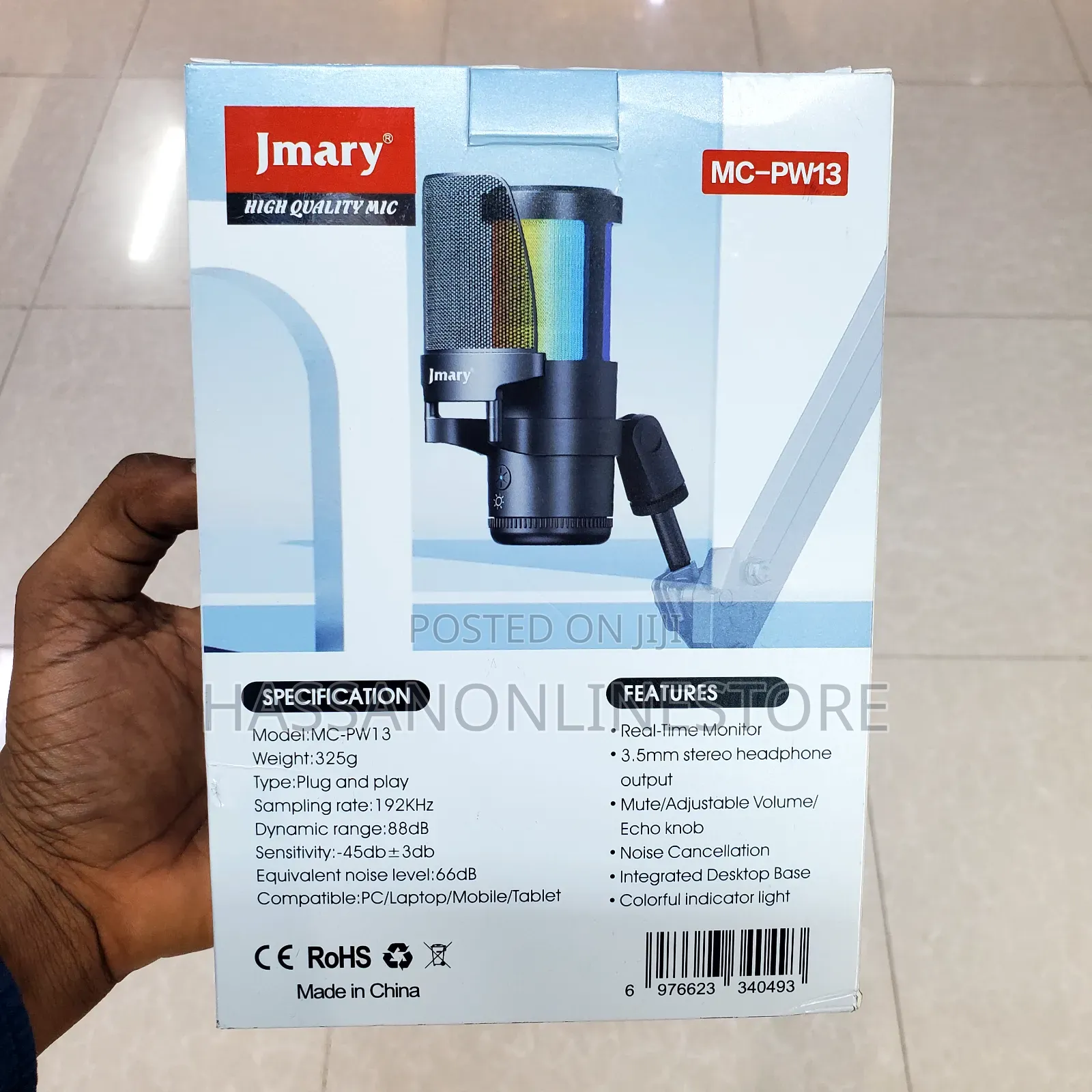 Jmary Mc-Pw13 USB Desktop Microphone