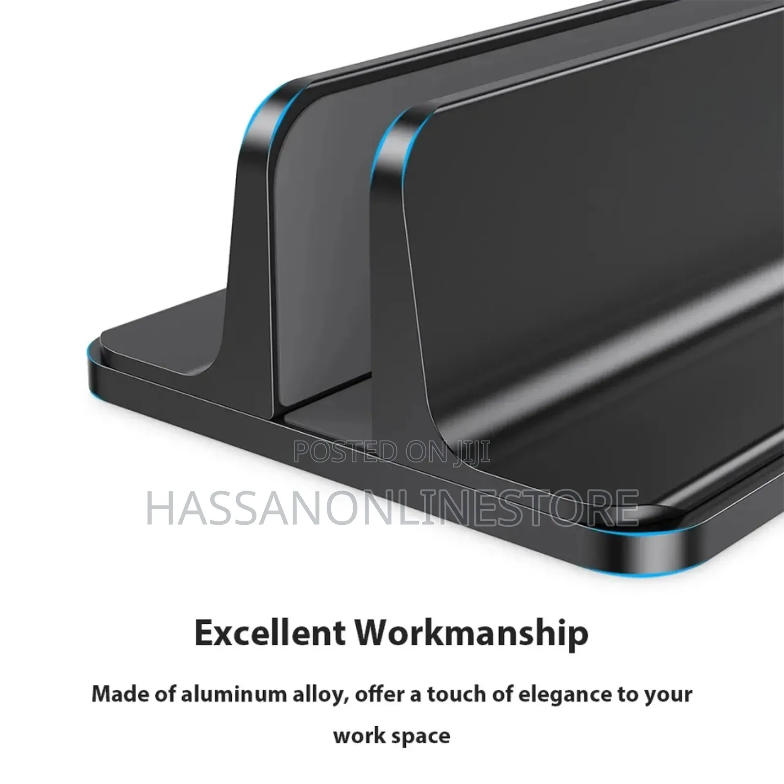 Adjustable Vertical Laptop Tablet Stand Bookshelf 1 Slot
