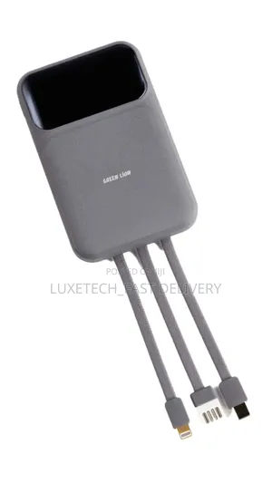 Green Lion 3 in 1 Power Bank Type-C / Lightning USB-A Cable