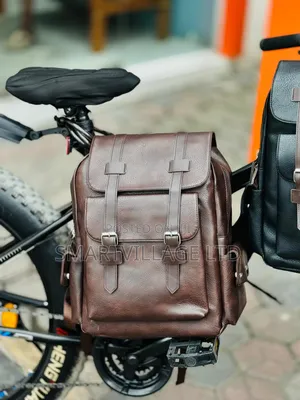 Soft PU Leather Unisex Backpacks*