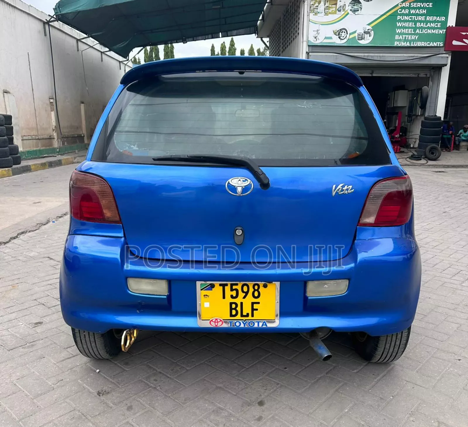 Toyota Vitz 2003 Blue