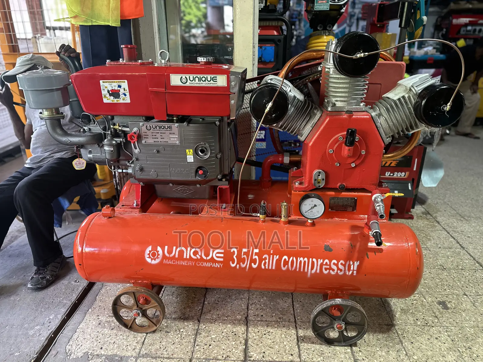 Unique Double Tank Compressor 3.5