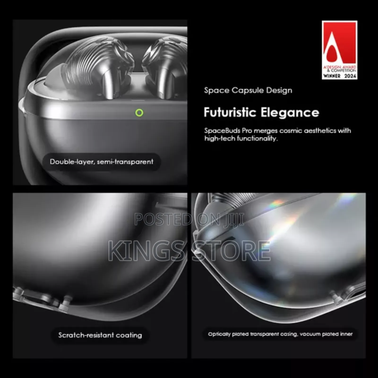 Oraimo Spacebuds Pro Hybrid Anc True Wireless Earbuds