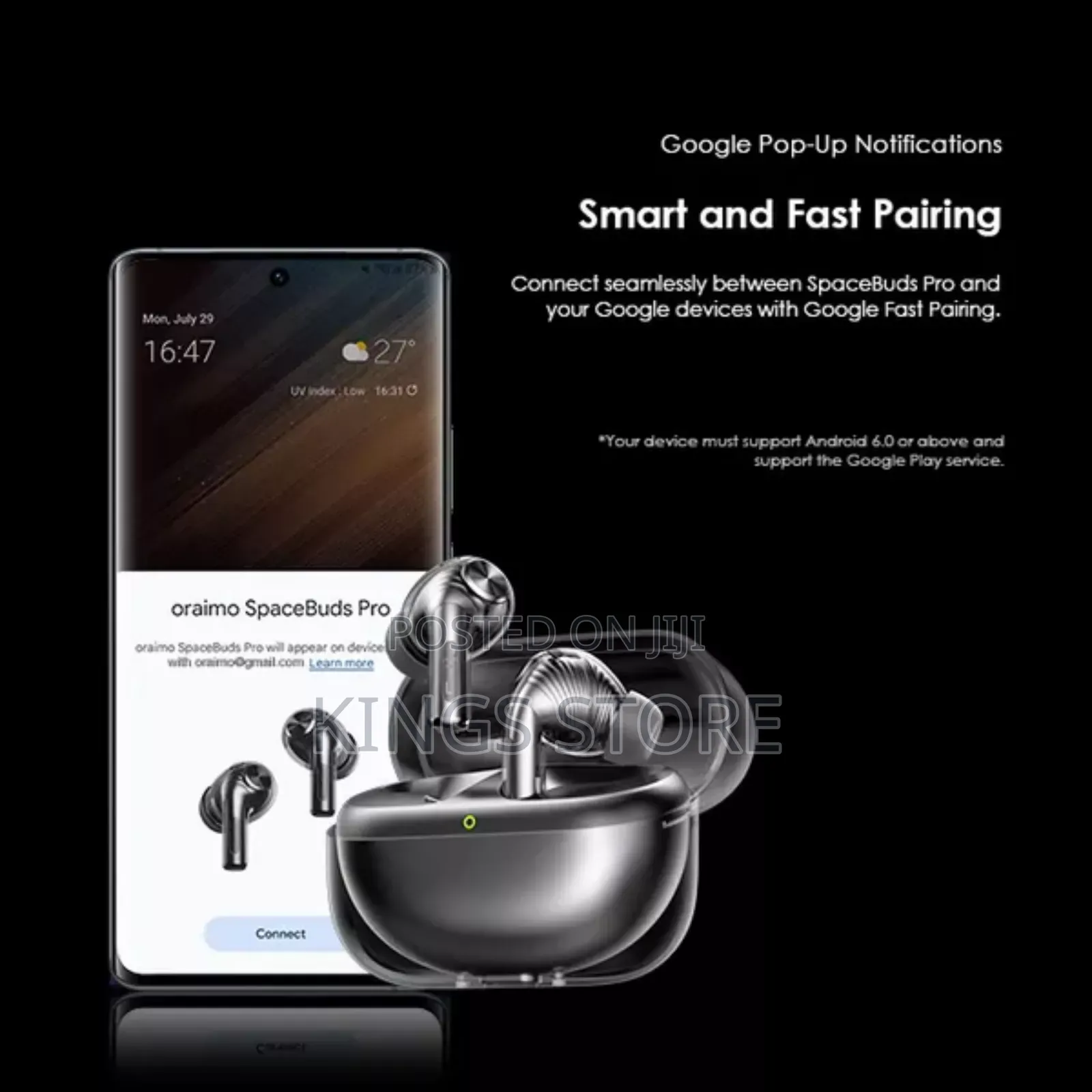 Oraimo Spacebuds Pro Hybrid Anc True Wireless Earbuds