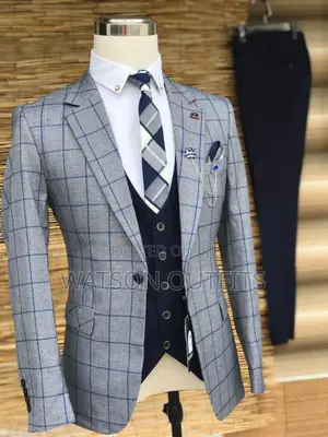 New Grey Draft Men's Suits Original