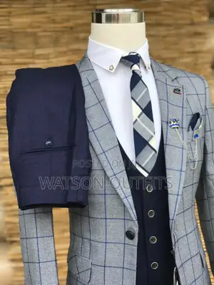 New Grey Draft Men's Suits Original