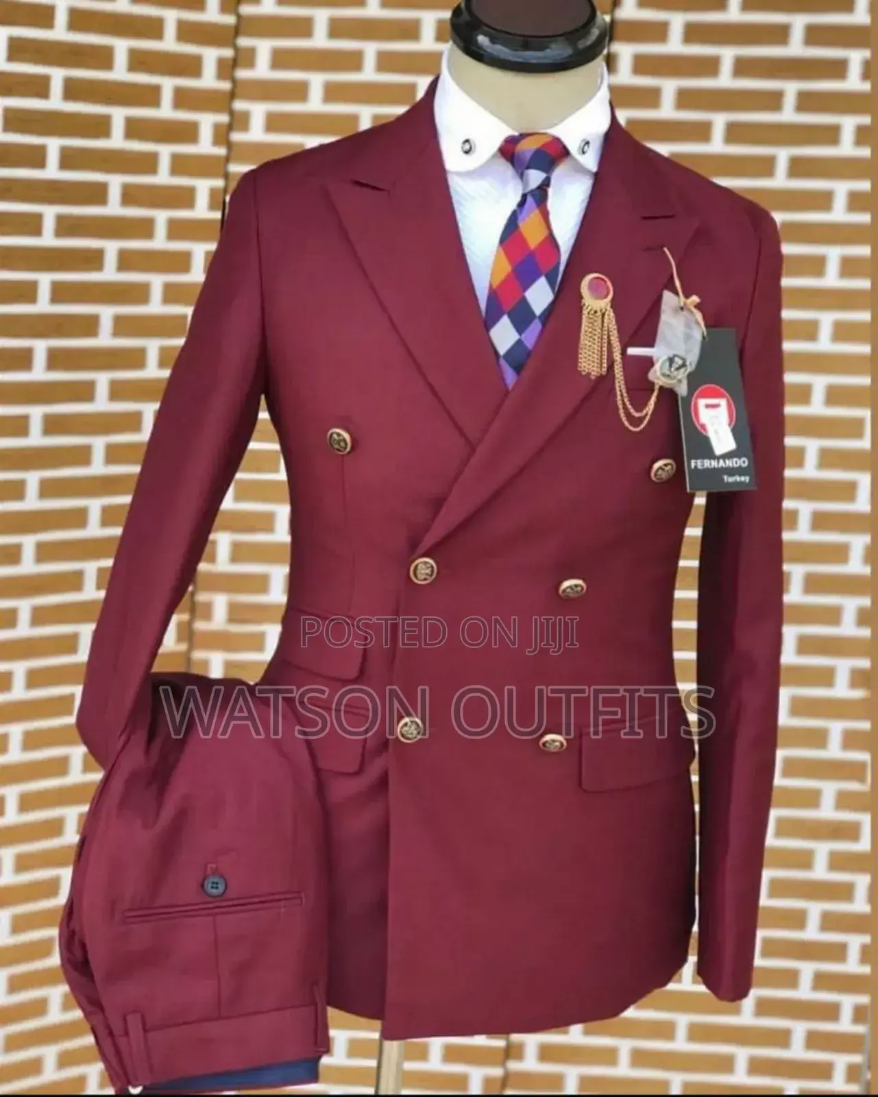 Multicolor Men Suits Original New