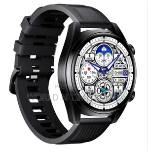 Porodo Nebula Smart Watch Black Dial With Silicone Band