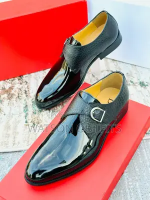 Premium Qua Lity Black Leather Shoes
