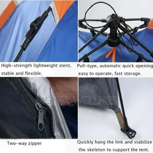 Automatic Camping Hard Material Tent for 3 People