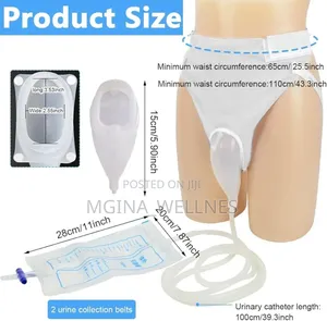Silicone Urine Collector (Kifaa Cha Kusaidia Mgonjwa Kukojoa