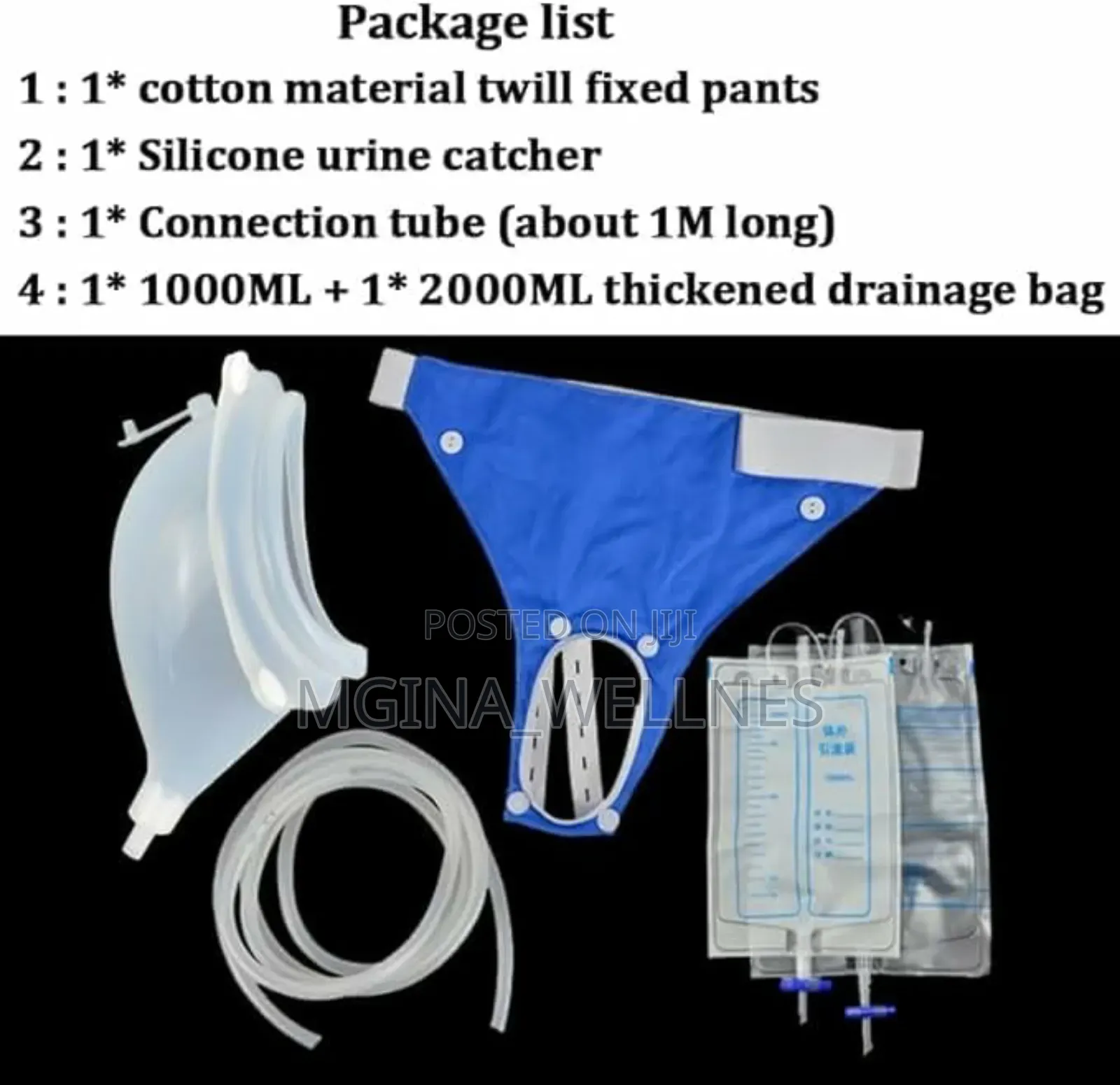 Silicone Urine Collector (Kifaa Cha Kusaidia Mgonjwa Kukojoa