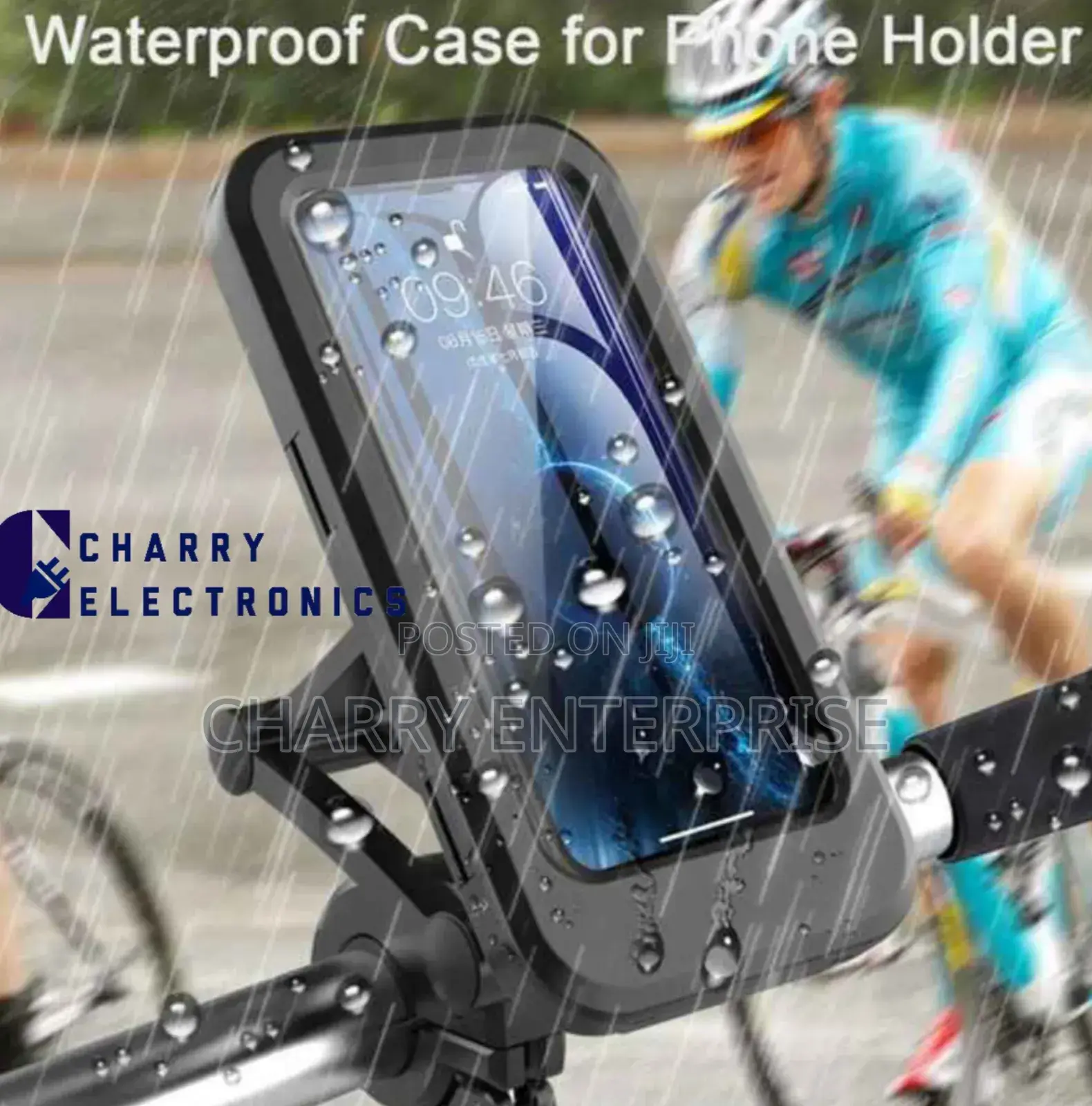 WATERPROOF Case Phone Holder Kwa Pikipiki, Baikseli N.K