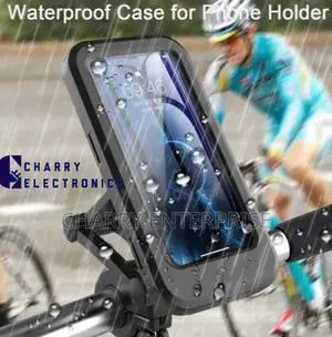 WATERPROOF Case Phone Holder Kwa Pikipiki, Baikseli N.K