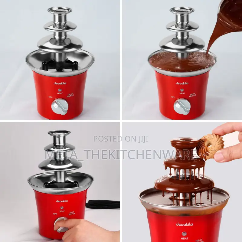 Decakila Chocolate Fountain 70W 3 Levels Of Melting