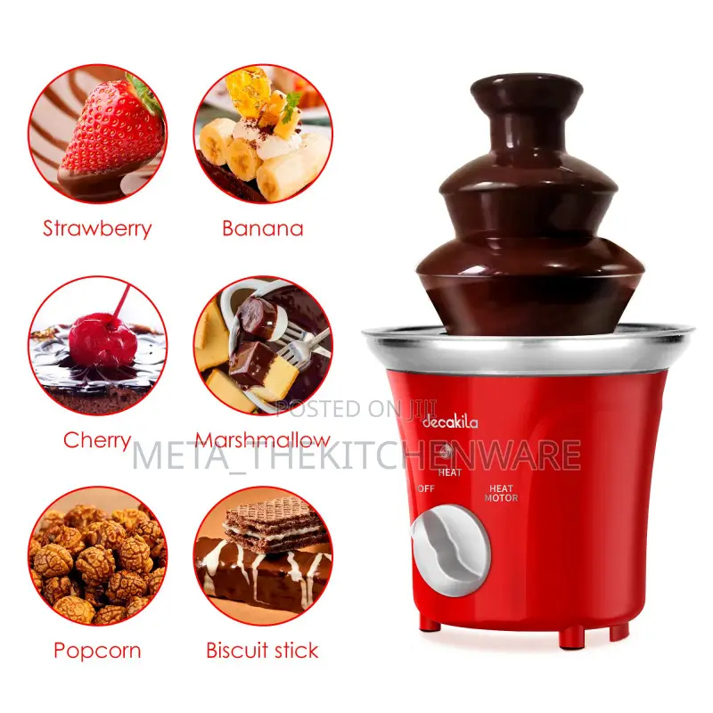 Decakila Chocolate Fountain 70W 3 Levels Of Melting