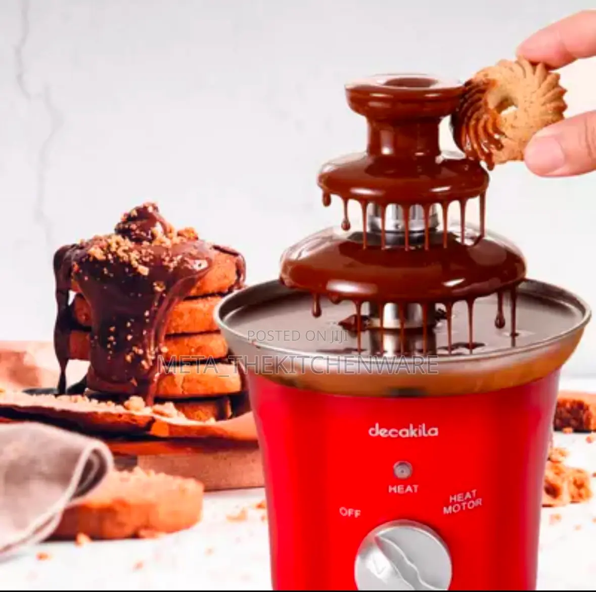 Decakila Chocolate Fountain 70W 3 Levels Of Melting