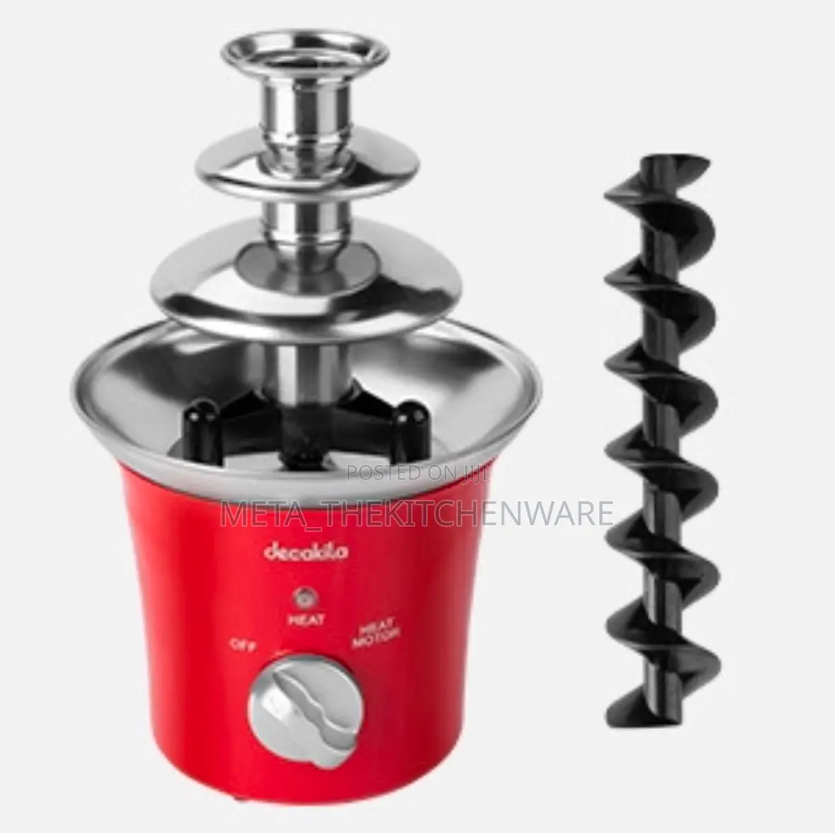 Decakila Chocolate Fountain 70W 3 Levels Of Melting