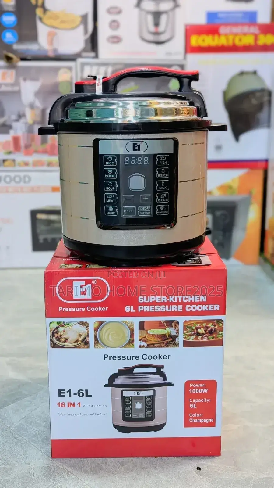 E1 Pressure Cooker 6L TSH/=