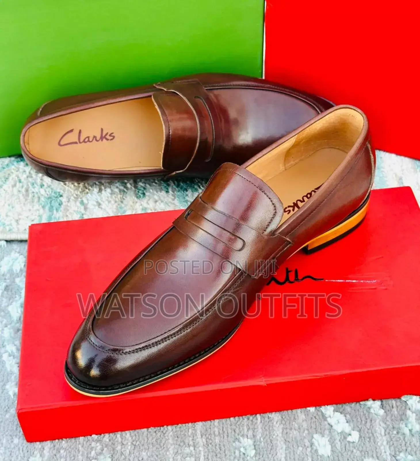 New Clarks Men Footwears/Shoes/Viatu Vya Ngozi