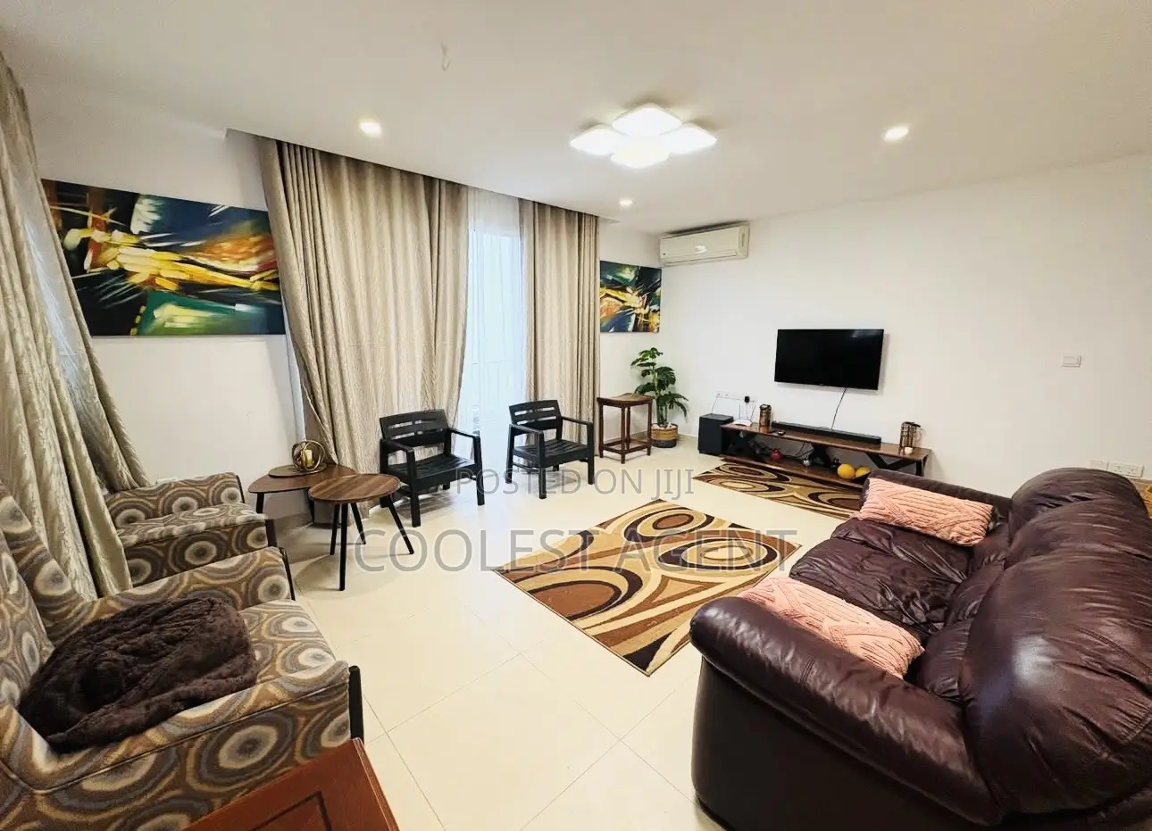 Furnished 3bdrm Apartment in Morocco Square, Kinondoni for rent