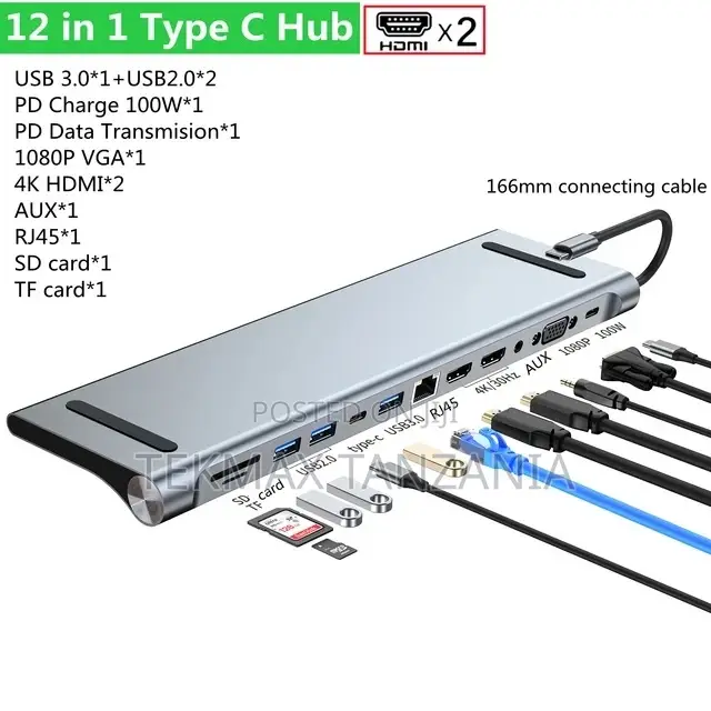 Type-C Dock 12 in 1