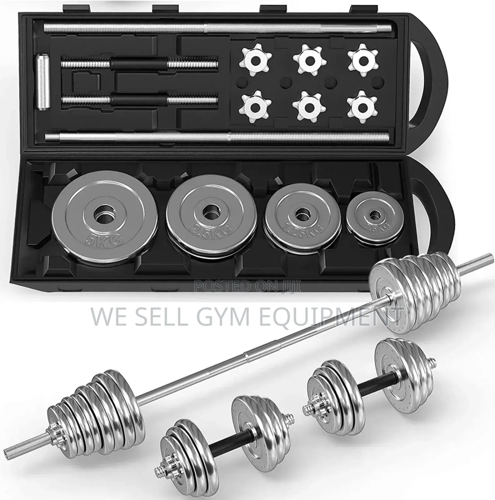 50kg Adjustable Dumbbells Set