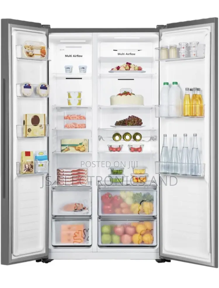 Hisense Fridge Side by Side Liter 509 Imara Inatumia Umeme