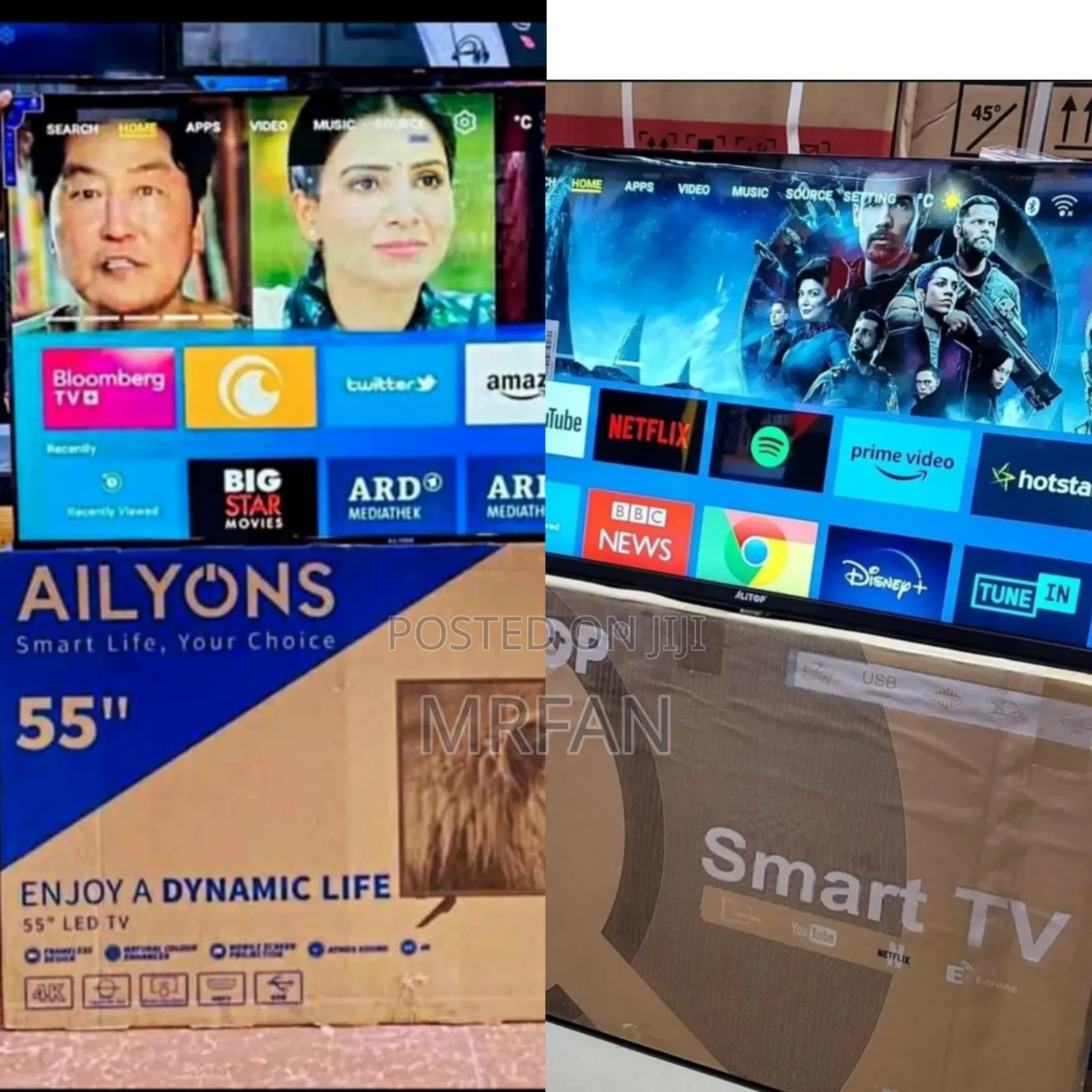 Alyons Smart Tv 55 Inch