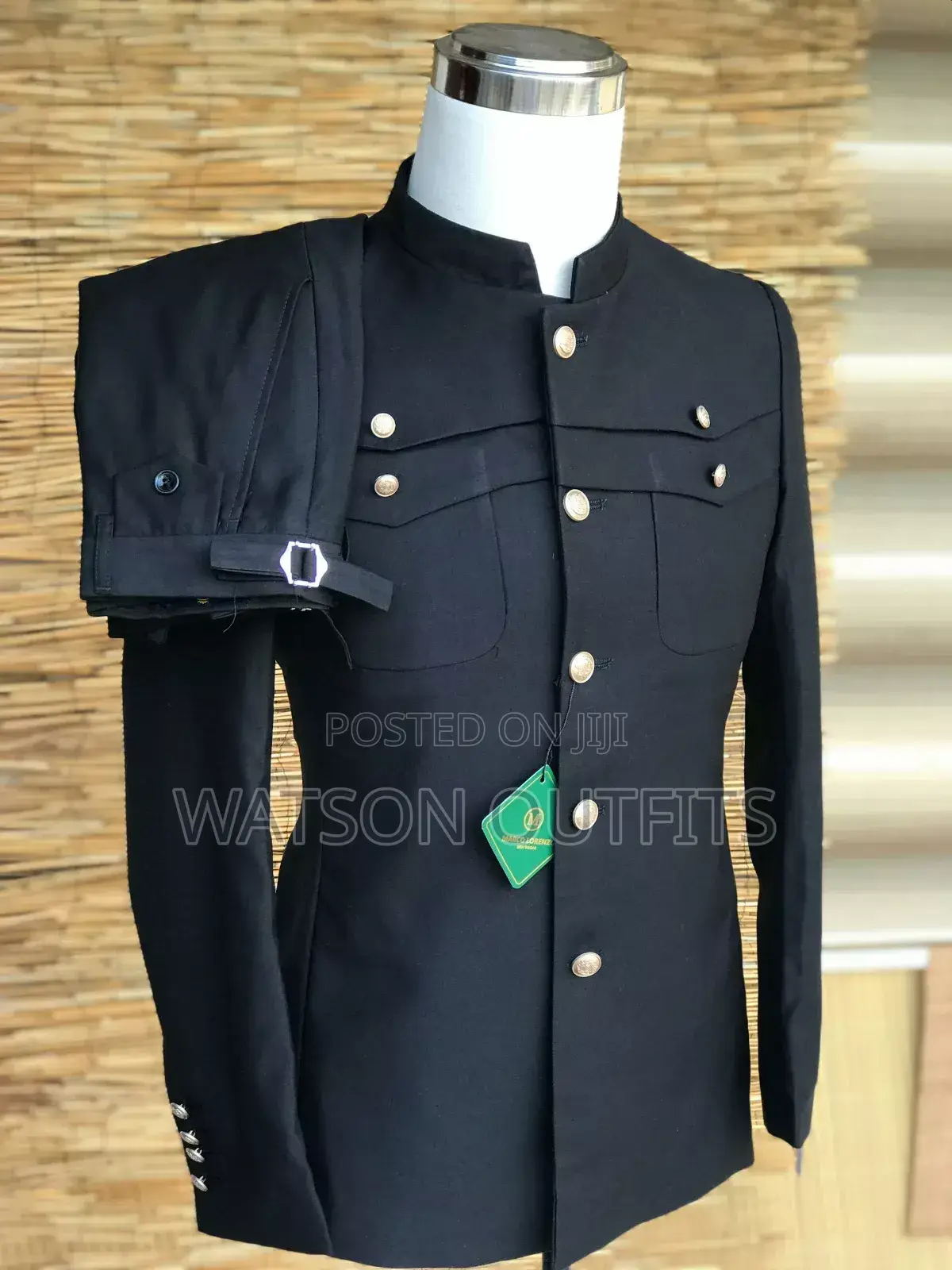 New Version Black Safari Suits