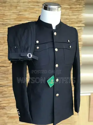 New Version Black Safari Suits