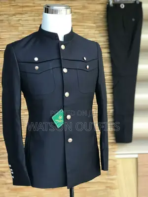 New Version Black Safari Suits