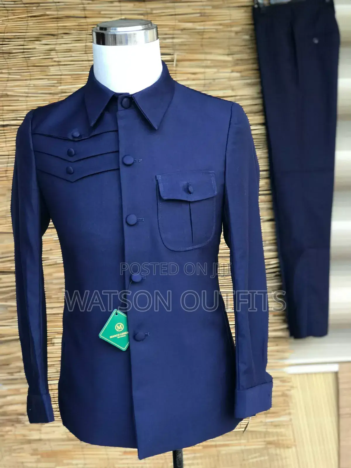 New Darkblue Safari/Kaunda Suits Og