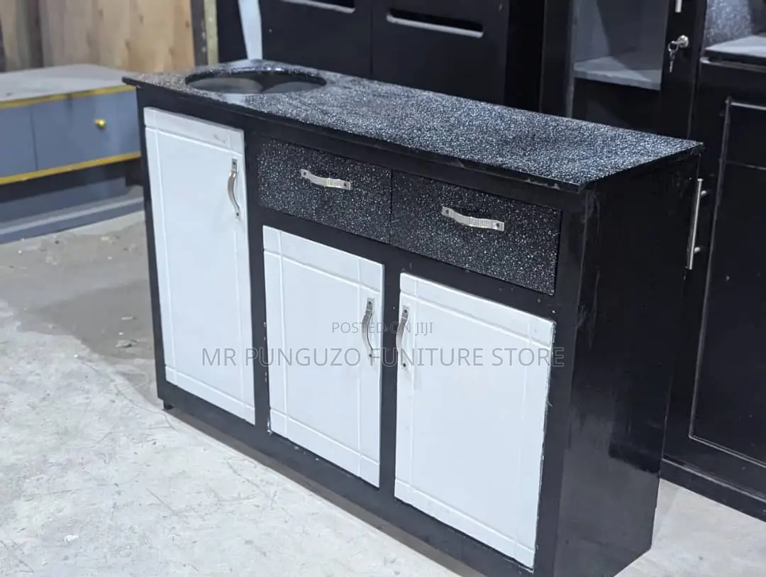 Kitchen Cabinet Ya Ges Classic Sana Black and White Color