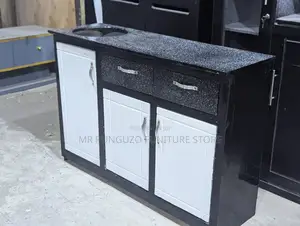 Kitchen Cabinet Ya Ges Classic Sana Black and White Color