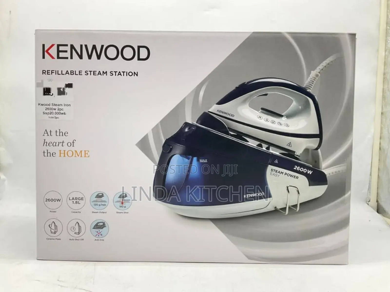 Kenwood Refillable Steam Station With Boiler