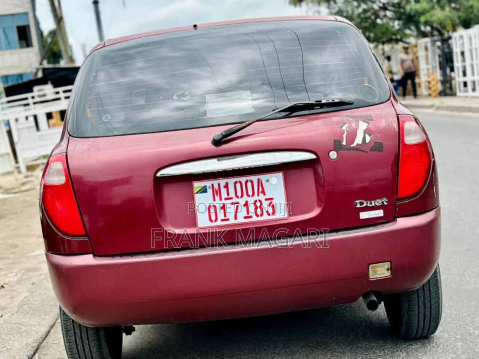 Toyota Duet 1999 Burgundy